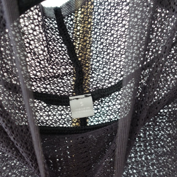 UNIQLO - Mesh High Neck Long Sleeve T-Shirt (Mame Kurogouchi Collaboration) - Picture 5 of 10